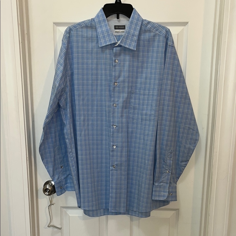 Men's Blue Checkered Shirt